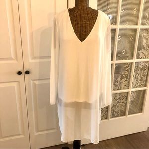 Laundry by Shelli Segal White Tunic/Dress , Sz 10
